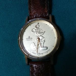 Vintage Mickey Mouse Lorus Quartz Watch